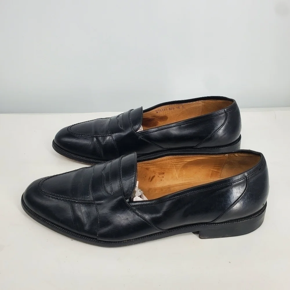 Paolo Mando Dress Shoe Men's 13 D Dani Loafers Black